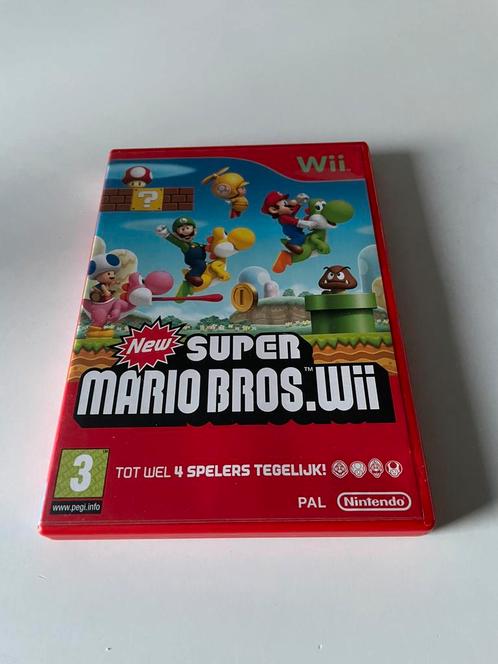 Nouveau Super Mario Bros., Wii, Consoles de jeu & Jeux vidéo, Jeux | Nintendo Wii, Comme neuf, Plateforme, À partir de 3 ans, Enlèvement ou Envoi