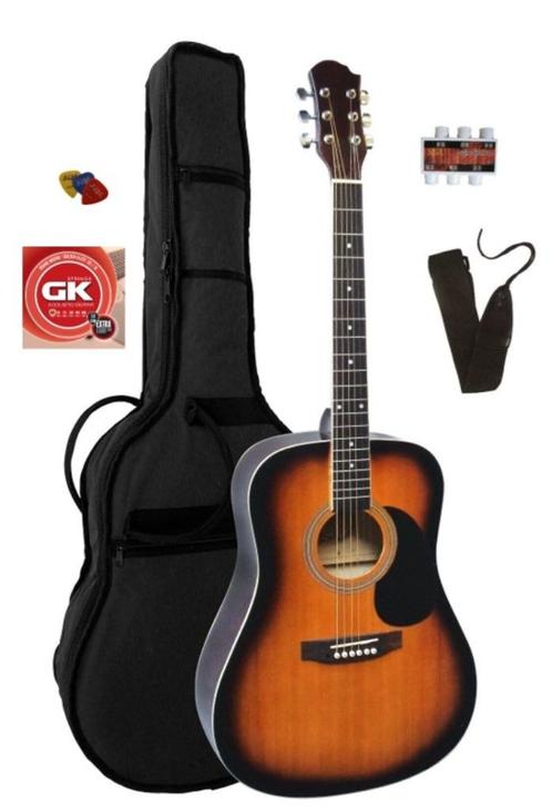 Guitare western acoustique avec kit de démarrage, Musique & Instruments, Instruments à corde | Guitares | Acoustiques, Neuf, Guitare Western ou Guitare Folk