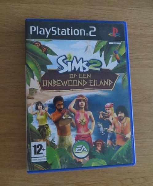 playstation 2 spel : De Sims 2 op een onbewoond eiland - PS2, Consoles de jeu & Jeux vidéo, Jeux | Sony PlayStation 2, Comme neuf