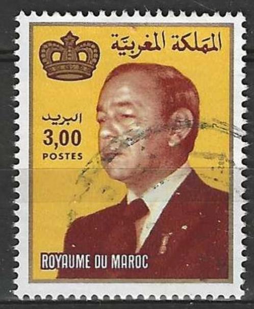 Marokko 1983 - Yvert 939 - Koning Hassan II - 3 d. (ST), Timbres & Monnaies, Timbres | Afrique, Affranchi, Maroc, Envoi