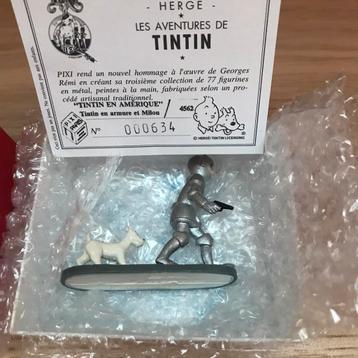 PIXI Tintin en armure et Milou 