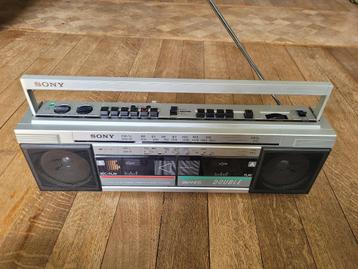 Lecteur de cassettes rétro vintage Sony Boombox CFS-W30L