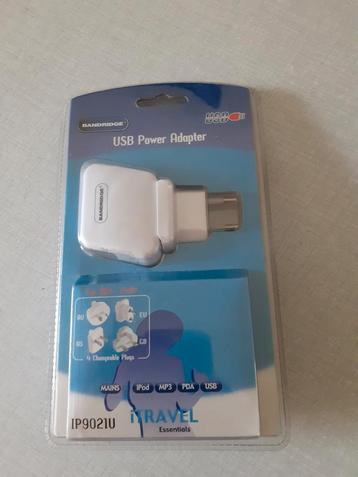 Adaptateur secteur USB Bandridge.