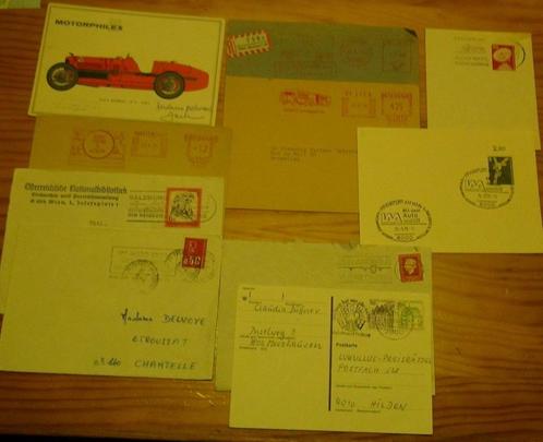 Poststukken met als thema vervoer (zegel, afstempeling,, Postzegels en Munten, Postzegels | Thematische zegels, Gestempeld, Ophalen of Verzenden