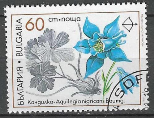 Bulgarije 1991 - Yvert 3421 - Bulgaarse akelei (ST), Timbres & Monnaies, Timbres | Europe | Autre, Affranchi, Bulgarie, Envoi