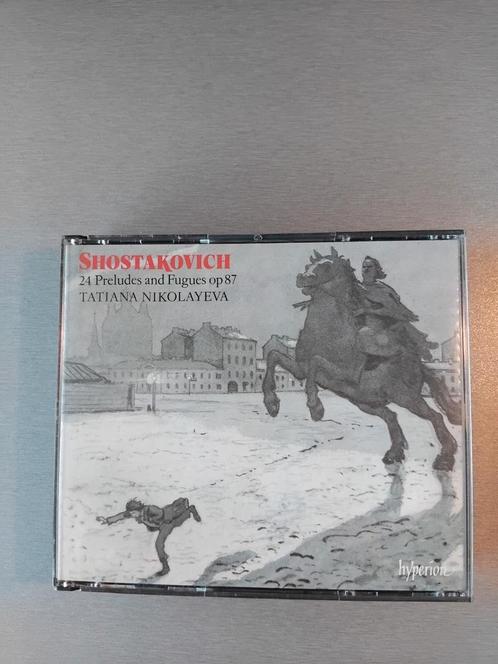 3cd box. Shostakovich.  24 preludes & fugues. (Nikolayeva)., Cd's en Dvd's, Cd's | Klassiek, Zo goed als nieuw, Ophalen of Verzenden