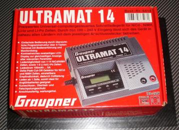 Chargeur Graupner Ultramat 14 #6414 (pour lipo et NiCd/NiMH)