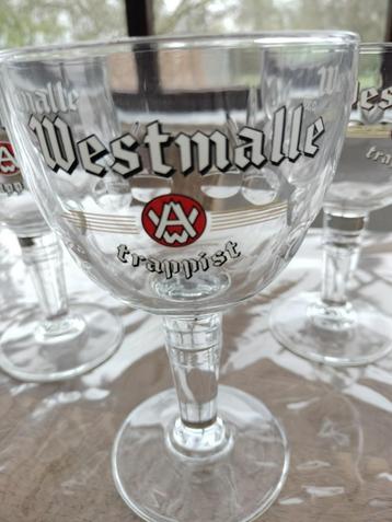 6 glazen Westmalle trappist