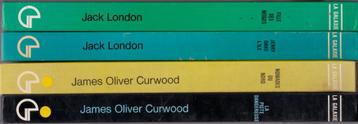 Jack LONDON + James Oliver CURWOOD - 4 volumes GALAXIE