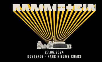4 tickets Rammstein te koopdonderdag 27/06/2024