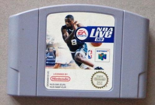 NBA Live 99 voor de Nintendo 64, Consoles de jeu & Jeux vidéo, Jeux | Nintendo 64, Utilisé, Enlèvement ou Envoi