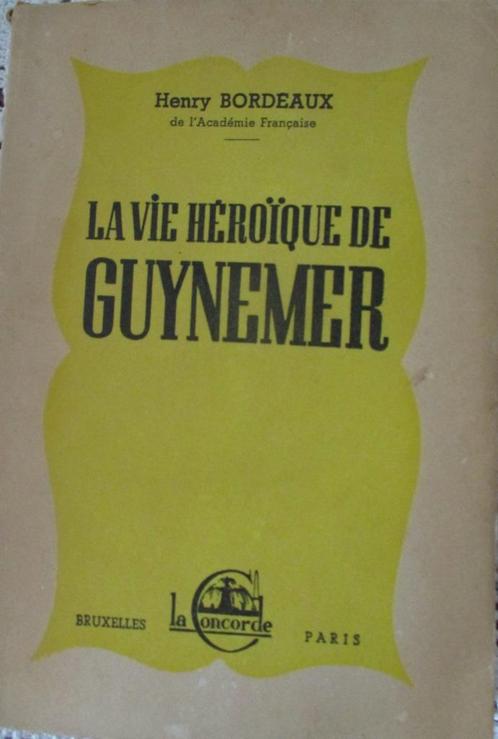 2ouvrag. héros guerre Guynemer, Colonel de Villebois-Mareuil, Livres, Guerre & Militaire, Utilisé, Avant 1940, Enlèvement ou Envoi