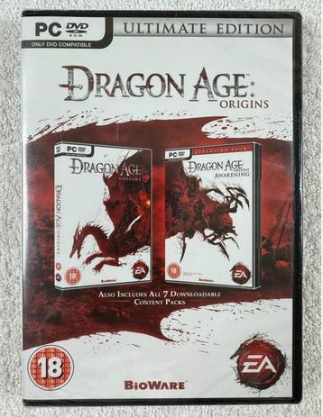 Dragon Age Origins Ultimate Edition PC, 2 disques scellés
