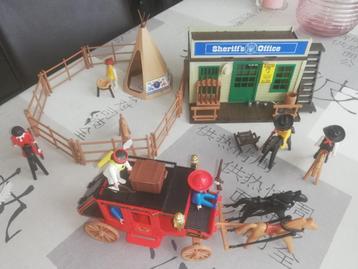 30j playmobil sheriffe's office 4431 en 4012