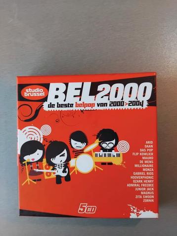 5cd box. Bel 2000. Beste belpop 2000-2004.