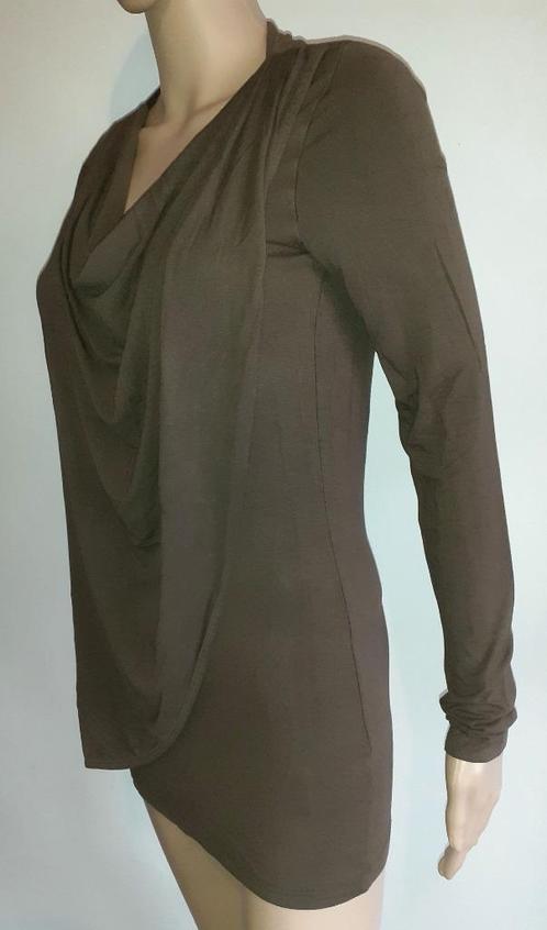 gedrapeerde tuniek khaki groen Zalando XS of 34, Vêtements | Femmes, Blouses & Tuniques, Comme neuf, Taille 34 (XS) ou plus petite