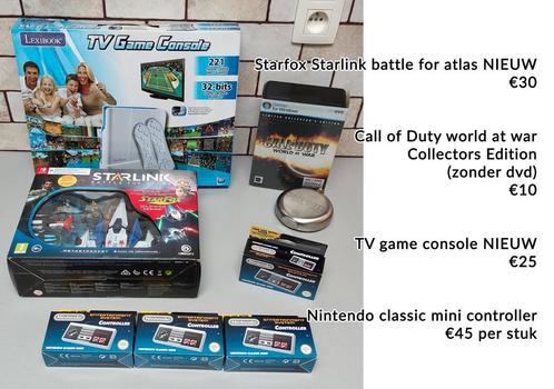 Nintendo classic mini - Starfox - COD WAW - TV game console, Consoles de jeu & Jeux vidéo, Consoles de jeu | Autre, Neuf, Enlèvement ou Envoi