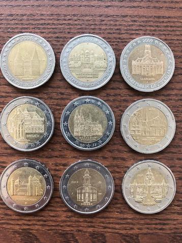 Speciale 2 euro munten Duitsland