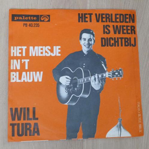 7"  Will Tura ‎– Het Meisje In 'T Blauw, CD & DVD, Vinyles Singles, Utilisé, Single, En néerlandais, 7 pouces, Enlèvement ou Envoi