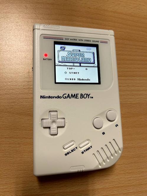 Nintendo Game boy Classic Custom Pure White backlit, Consoles de jeu & Jeux vidéo, Consoles de jeu | Nintendo Game Boy, Game Boy Classic