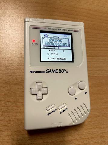 Nintendo Game boy Classic Custom Pure White backlit