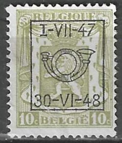Belgie 1947 - OBP 568pre - Opdruk D - 10 c. (ZG), Timbres & Monnaies, Timbres | Europe | Belgique, Non oblitéré, Envoi