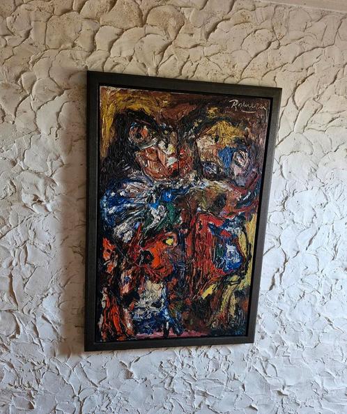 Julio Romera cobra stijl schilderij, Antiek en Kunst, Kunst | Schilderijen | Modern, Ophalen