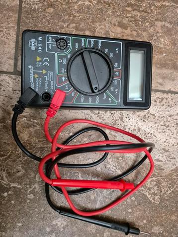 Multimeter en voltmeter