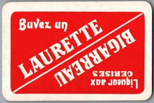 carte à jouer - LK8497 - liqueur de cerise Laurette, Collections, Cartes à jouer, Jokers & Jeux des sept familles, Comme neuf