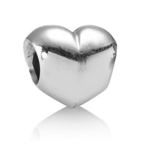 Pandora zilveren bedel hart, Bijoux, Sacs & Beauté, Bracelets à breloques, Pandora, Argent, Enlèvement ou Envoi