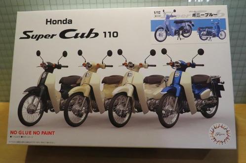 Bouwdoos Honda Super Cub C110 bonnie blue 1:12 Fujimi, Hobby en Vrije tijd, Modelbouw | Auto's en Voertuigen, Nieuw, Overige typen