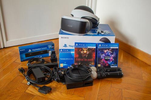 Playstation VR + PS Move + PS Camera + Jeux, Consoles de jeu & Jeux vidéo, Jeux | Sony PlayStation 4, Utilisé, Enlèvement ou Envoi