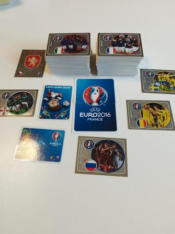Panini 522 Stickers sans doubles ! Euro 2016 ! Nieuw !