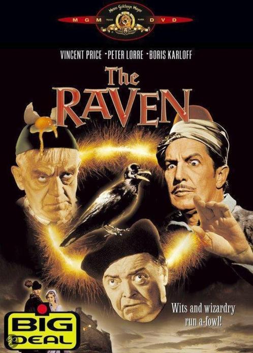 The Raven (1963) Dvd Zeldzaam ! Vincent Price, Boris Karloff, CD & DVD, DVD | Classiques, Utilisé, Horreur, 1960 à 1980, À partir de 12 ans