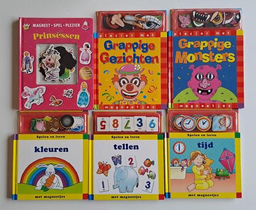 Boeken met magneetjes, Livres, Livres pour enfants | 4 ans et plus, Utilisé, Enlèvement ou Envoi