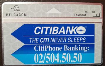carte téléphone promotionnelle Citibank