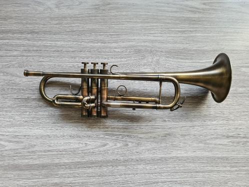 Adams A1 Trompet Bb - Antique Finish, Muziek en Instrumenten, Blaasinstrumenten | Trompetten, Zo goed als nieuw, Trompet in si bemol