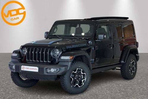 Jeep Wrangler Sahara - 4XE - POWER SOFT TOP, Auto's, Jeep, Bedrijf, Wrangler, Lederen bekleding, Metaalkleur, Hybride Elektrisch/Benzine