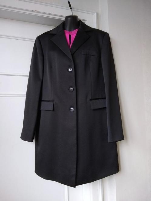 Sisley  knappe zwarte halflange blazer, 40-42 - nieuwstaat, Vêtements | Femmes, Vestes & Costumes, Comme neuf, Manteau, Taille 42/44 (L)