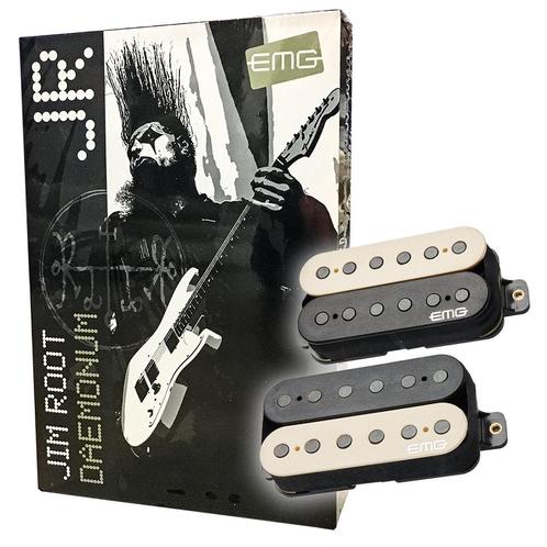 EMG daemonum zebra pickup set | jim root signature, Musique & Instruments, Instruments | Pièces, Comme neuf, Guitare électrique