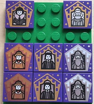 Lego Harry Potter Wizard cards - Chocolate Frog cards