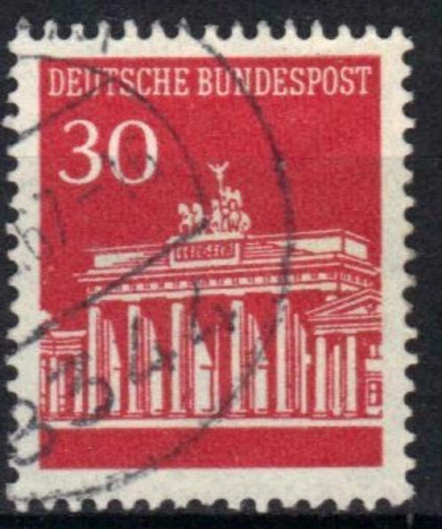 Duitsland Bundespost 1966-1967 - Yvert 370 - Brandenbur (ST), Timbres & Monnaies, Timbres | Europe | Allemagne, Affranchi, Envoi