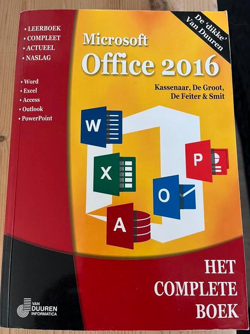 Peter Kassenaar - Het Complete Boek Office 2016, Livres, Informatique & Ordinateur, Comme neuf, Logiciel, Enlèvement