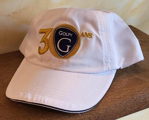 GOLFY 30 ans Casquette de golf blanche ### NEUVE ###, Sports & Fitness, Golf, Neuf, Vêtements, Autres marques, Enlèvement ou Envoi