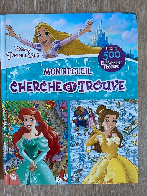 Livre Disney Princesses, Cherche et trouve, Livres, Livres pour enfants | 4 ans et plus, Comme neuf, Fiction général, 5 ou 6 ans