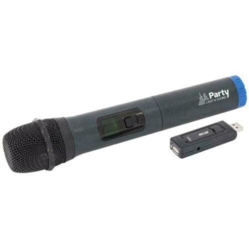 PARTY-WM-USB Draadloze Uhf Microfoon via USB, Muziek en Instrumenten, Microfoons, Nieuw, Overige typen, Ophalen of Verzenden