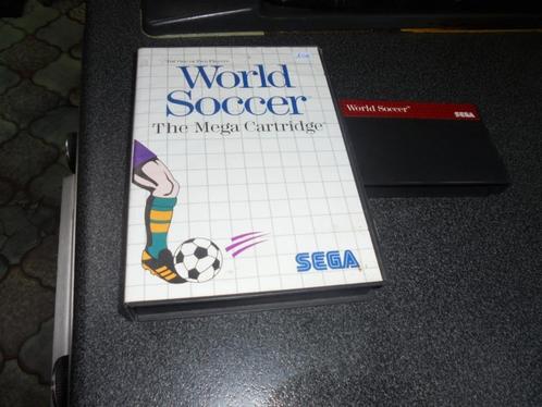 Sega Master System World Soccer (orig), Consoles de jeu & Jeux vidéo, Jeux | Sega, Utilisé, Master System, Sport, 2 joueurs, Enlèvement ou Envoi