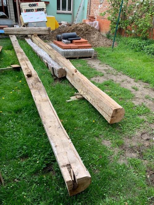 Oude balken, Doe-het-zelf en Bouw, Hout en Planken, Gebruikt, Balk, Overige houtsoorten, 300 cm of meer, 25 tot 50 mm, Ophalen