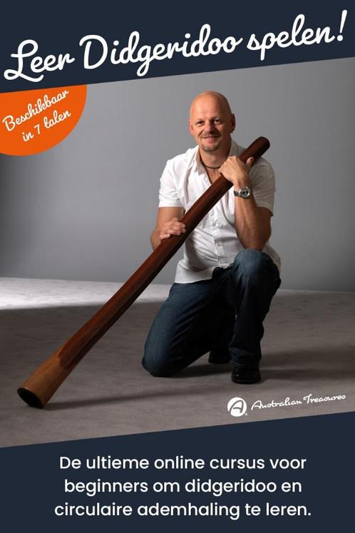 Cours en ligne de didgeridoo, y compris le didgeridoo !, Musique & Instruments, Instruments à vent | Didgeridoos, Neuf, Envoi