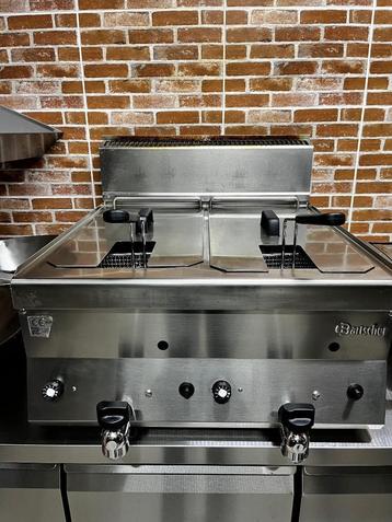 Bartscher Gas Friteuse Gas friteuse 650, 2x8L, TG